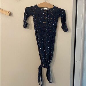 Lou Lou & Company Newborn Knotted Gown - Enzo